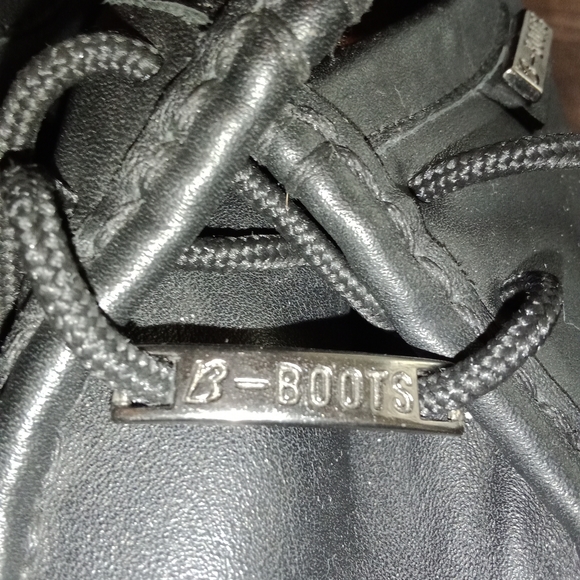 Black leather Buffalino B- Boots main image 3